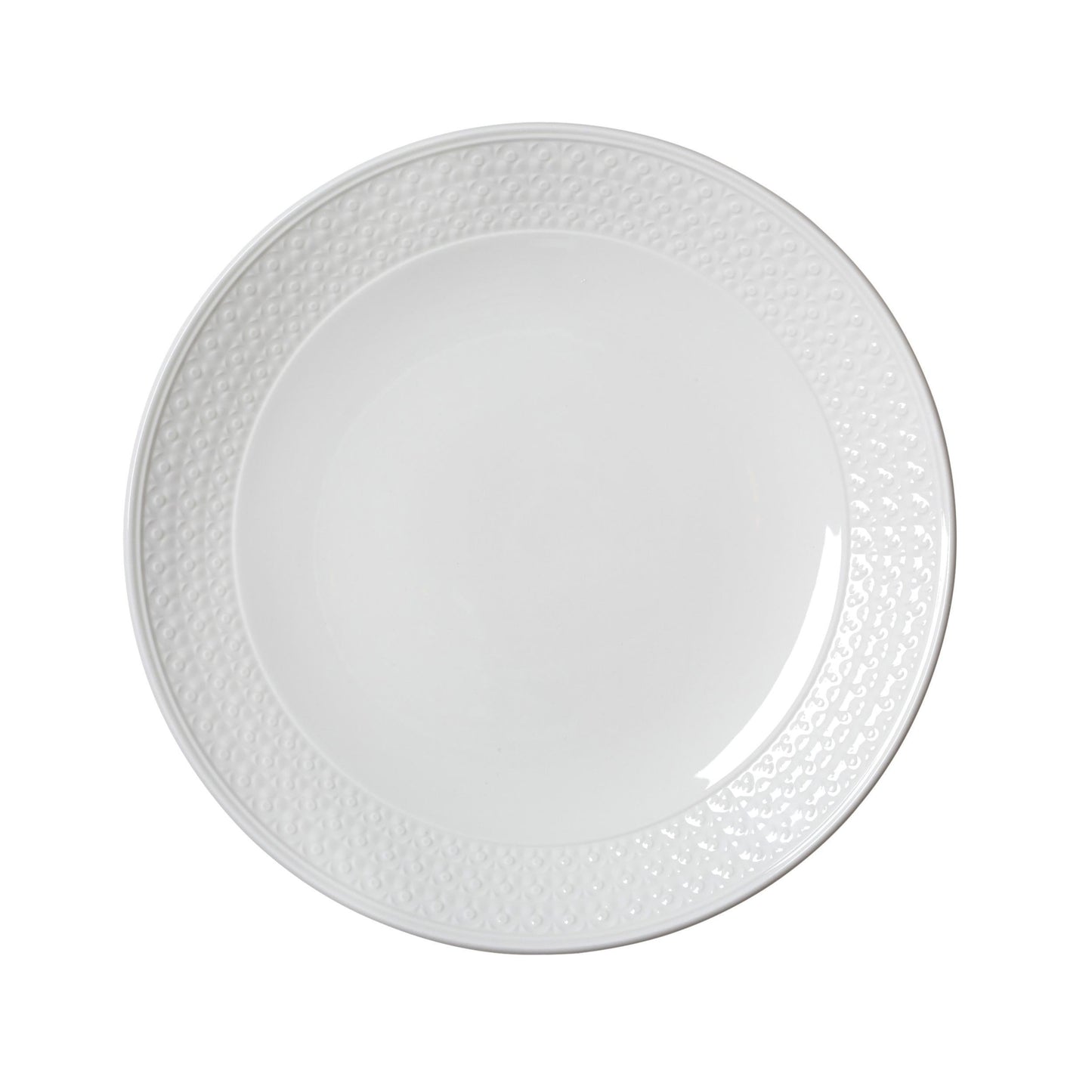 Bead Accent Coupe Plate 28.5cm