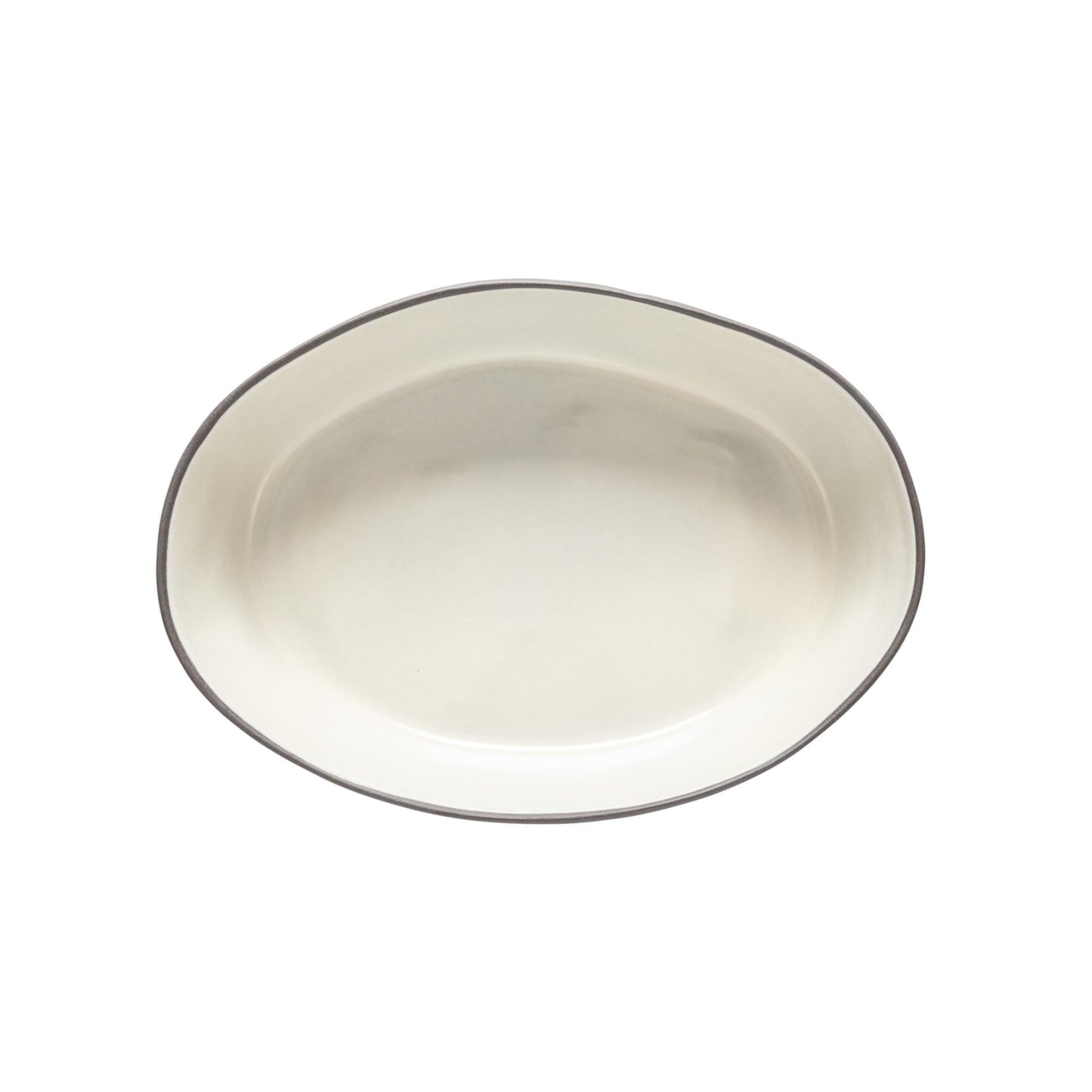 Stacked Organic Oval Baker 30cm - Salt