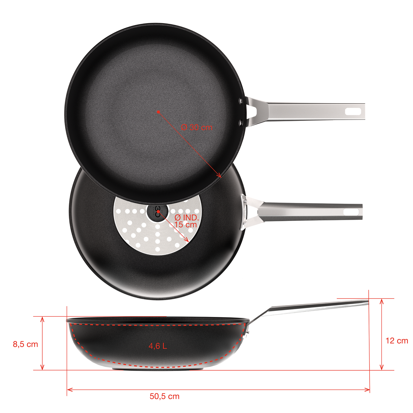 Wok 'Air' Induction - 30cm