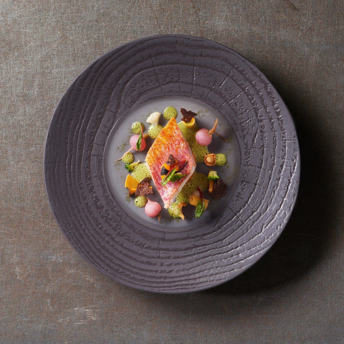 Arborescence Plate 28cm - Grey