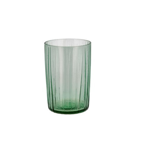 Bitz Ribbed Tumbler - Green (280ml) (SET OF 4)