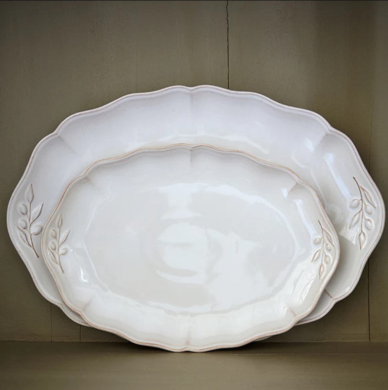 Alentejo Oval Platter 32cm - White