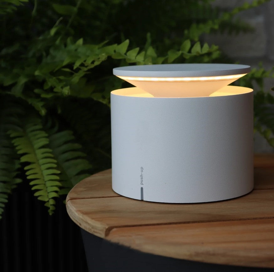 Push-Up Table Lamp - White