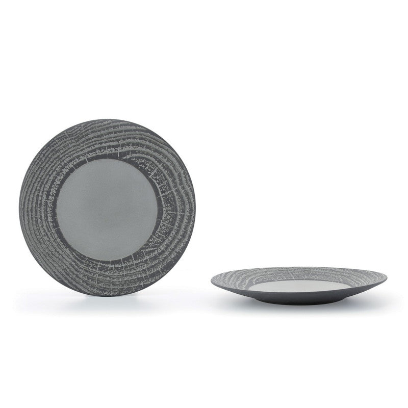 Arborescence Plate 28cm - Grey