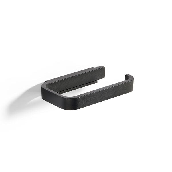 Rim Toilet Roll Holder - Black (15cm)