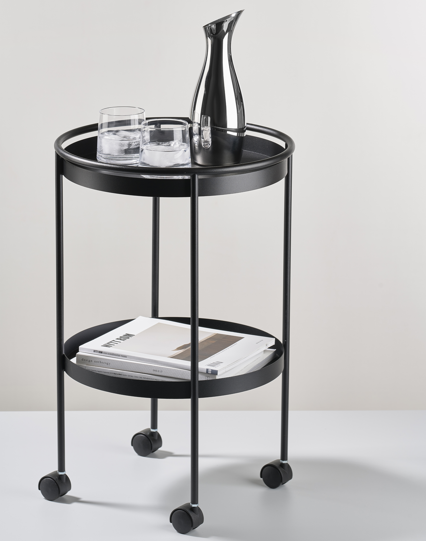 Bar Trolley - Black (40x57cm)