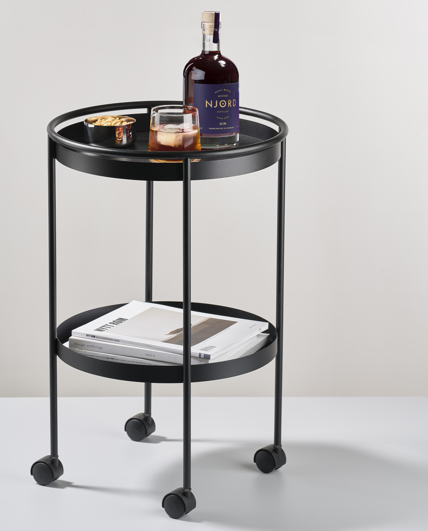 Bar Trolley - Black (40x57cm)