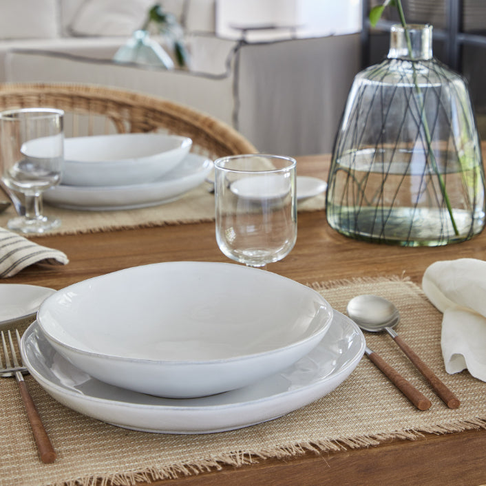 Livia Pasta Bowl 23cm - White