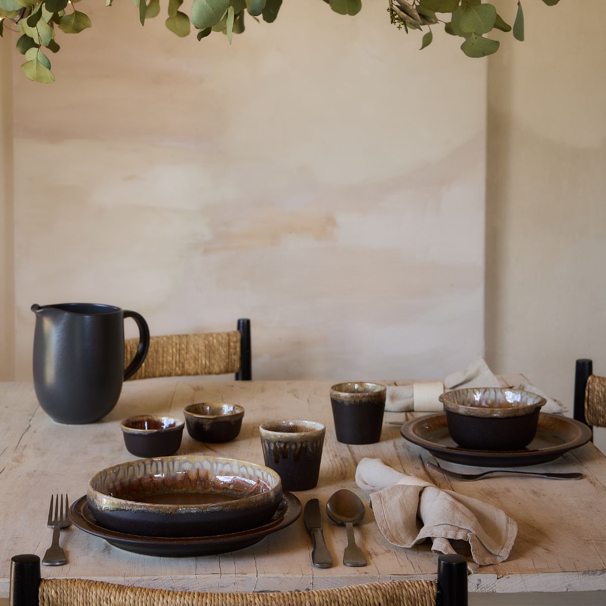 Poterie Soup/Pasta Bowl 22cm - Mocha