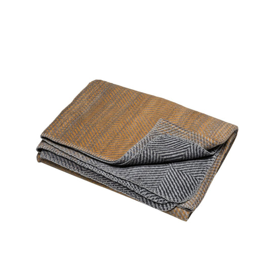 Savona Throw - Gold/Grey (200x150cm)