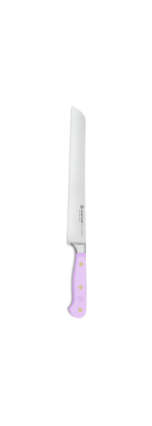 Double Serrated Bread Knife 23cm - Purple Yam
