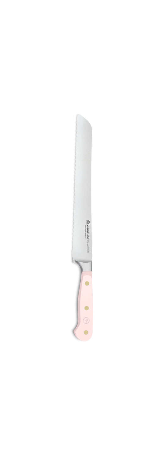 Double Serrated Bread Knife 23cm - Pink Himalayan Salt