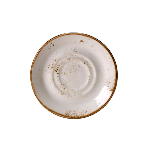 Craft Saucer Double Well 14.5cm - White