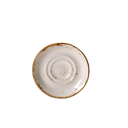 Craft Saucer Double Well 12cm - White