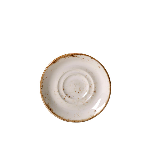 Craft Saucer Double Well 12cm - White