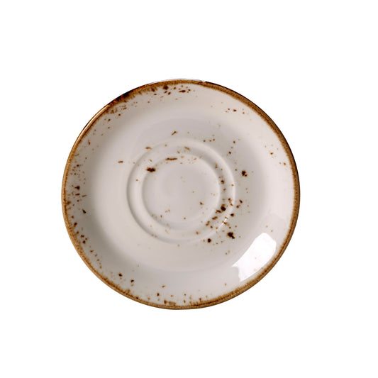Craft Saucer Double Well 16.5cm - White