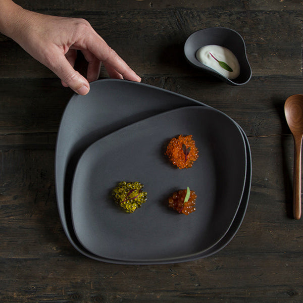 Yayoi Plate 26x25cm - Black