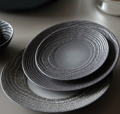 Arborescence Plate 28cm - Black