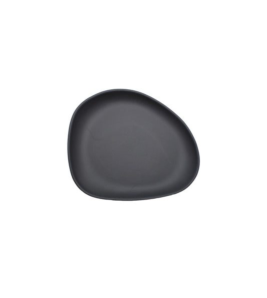 Yayoi Deep Plate 19x16cm - Black
