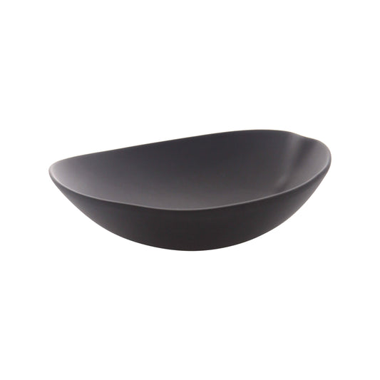 Shell Flat Bowl 22cm - Black