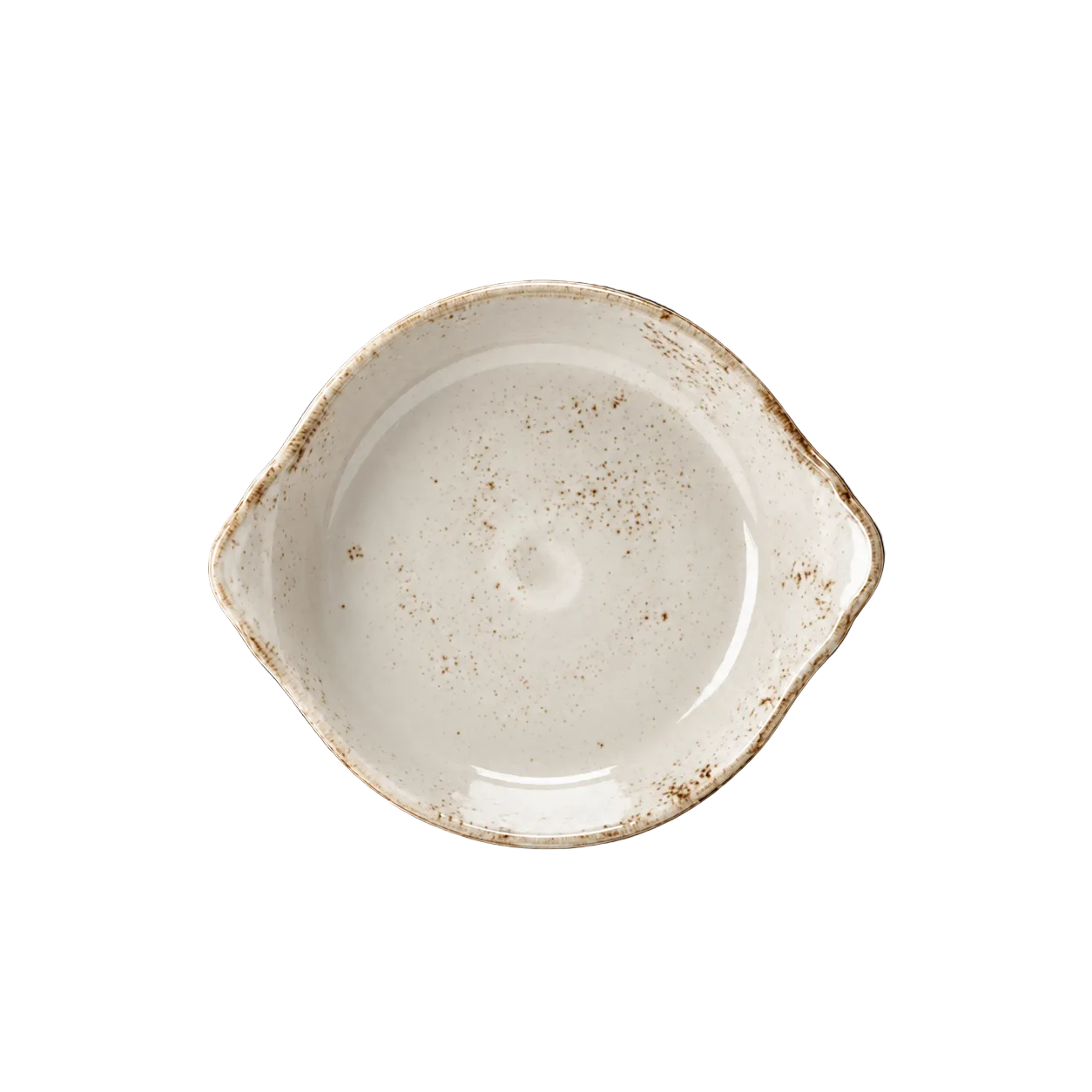 Craft Round Eared Dish 19cm - White