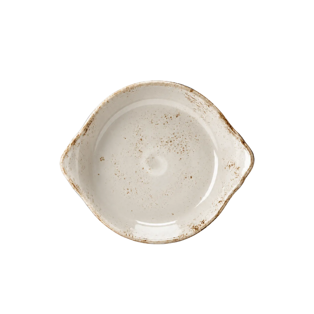 Craft Round Eared Dish 19cm - White
