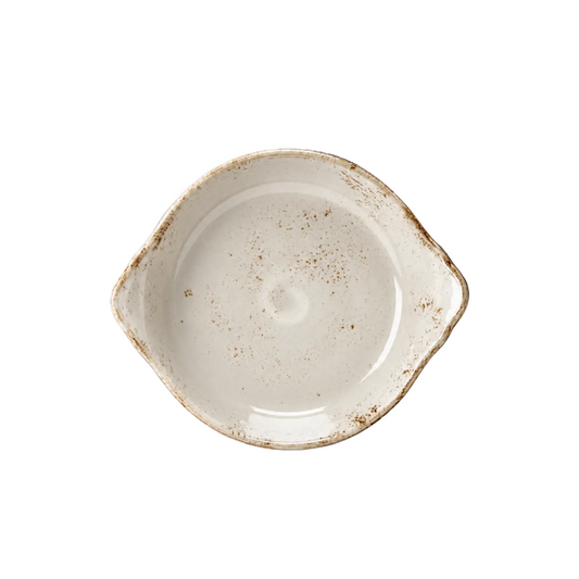 Craft Round Eared Dish 19cm - White