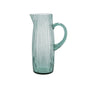 Bitz Ribbed Glass Jug - Green (1.2L)