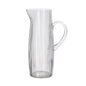 Bitz Ribbed Glass Jug - Clear (1.2L)