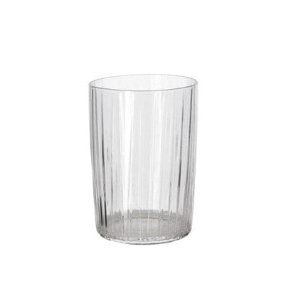 Bitz Ribbed Tumbler - Clear (280ml) (SET OF 4)