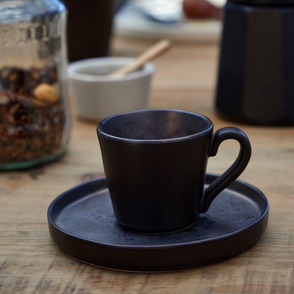 Lagoa Espresso Cup and Saucer - Metal