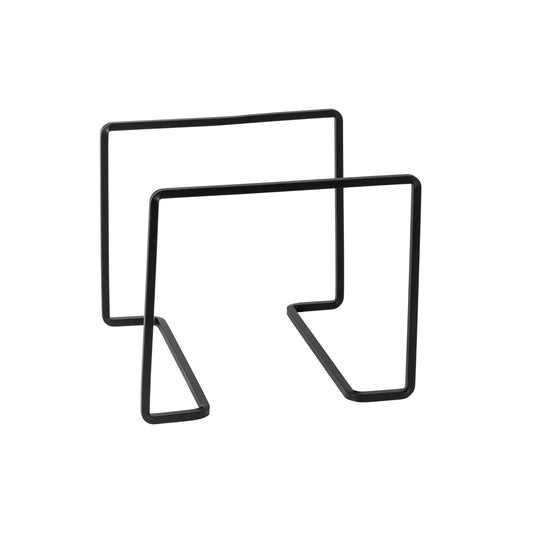 Rectangular Metallic Riser 20x20x17cm - Black