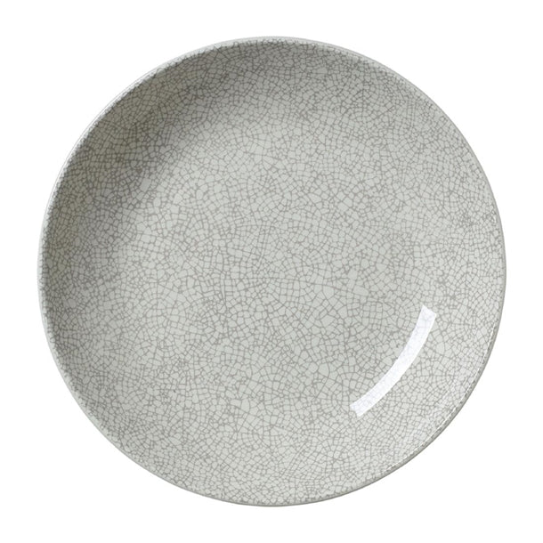 Ink Crackle Coupe Bowl 20.25cm - Grey