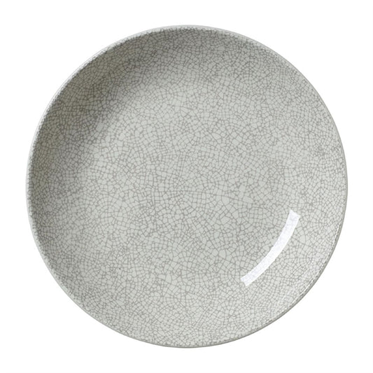 Ink Crackle Coupe Bowl 20.25cm - Grey