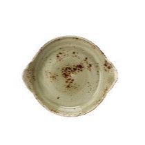 Craft Round Eared Dish 21.5cm - Green