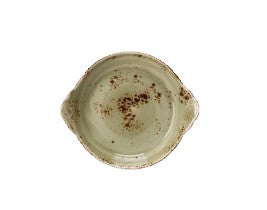 Craft Round Eared Dish 21.5cm - Green