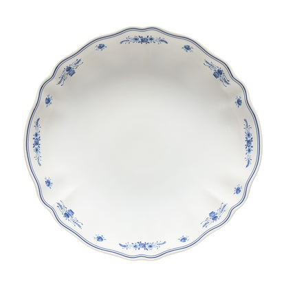 Vila Serving Bowl 34cm - White/Blue