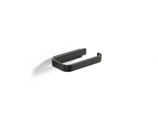 Rim Toilet Roll Holder - Black (15cm)