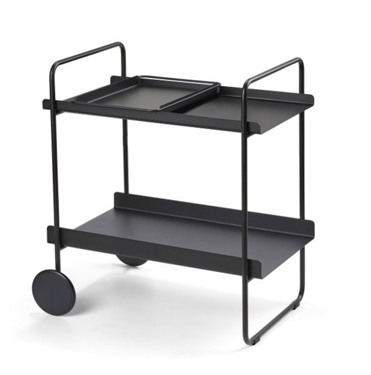 Cocktail Trolley - Black (61x41x66)