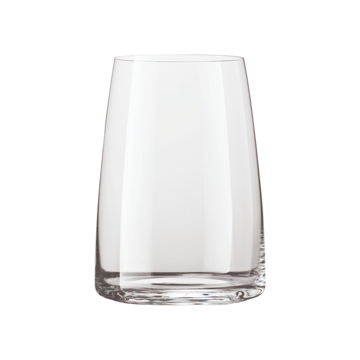 SC Hospitality Sensa 500ml crystal tumbler with a sleek, contemporary tapered design for modern table settings.