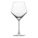 SC Hospitality Belfesta burgundy wine glass in clear Tritan crystal with a modern angular bowl design.