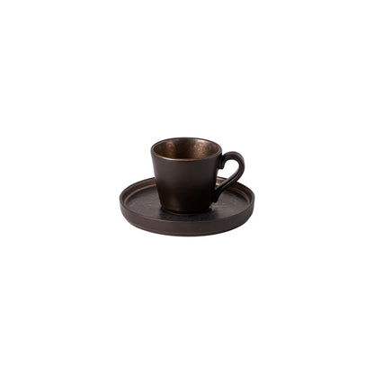Lagoa Espresso Cup and Saucer - Metal