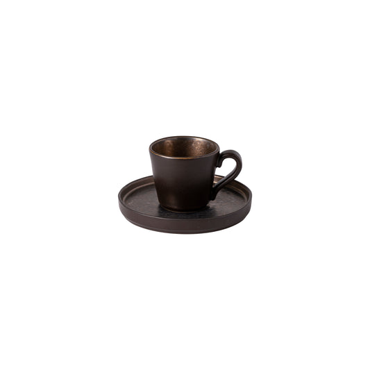 Lagoa Espresso Cup and Saucer - Metal