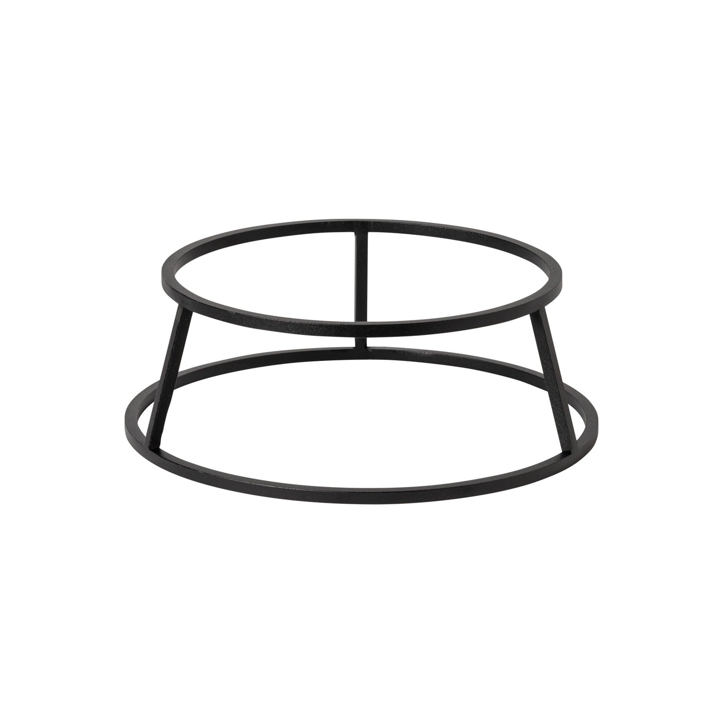 Round Metallic Riser 24x8cm - Black