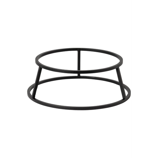 Round Metallic Riser 24x8cm - Black