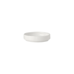 SC Hospitality Steelite Stack round white ceramic stacking tray, 7.5cm diameter for commercial kitchen use.