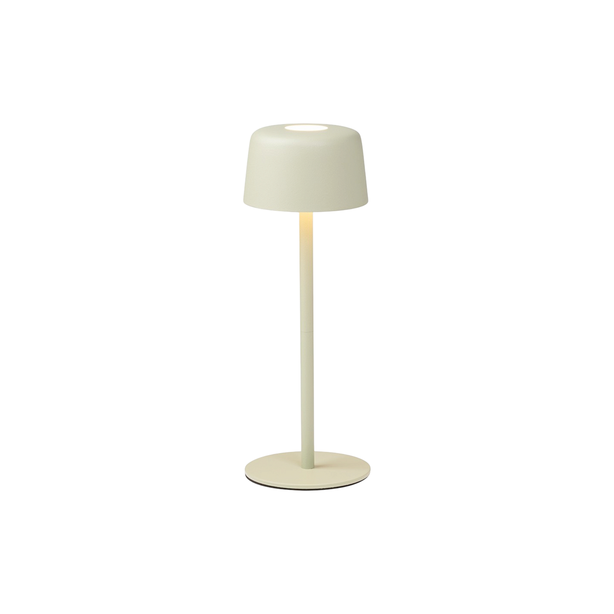 SC Hospitality Ailati 1+1 rechargeable sage green table lamp with adjustable height stem for ambient lighting