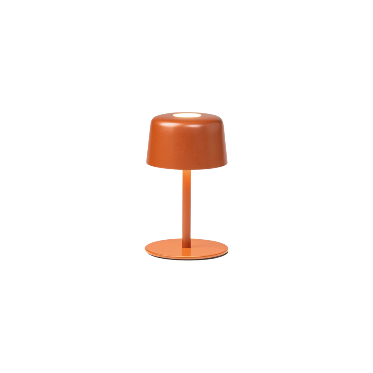 SC Hospitality Ailati 1+1 table lamp in terracotta with a minimalist metal design and warm integrated light