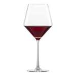 SC Hospitality Belfesta Beaujolais crystal red wine glass with angular bowl design