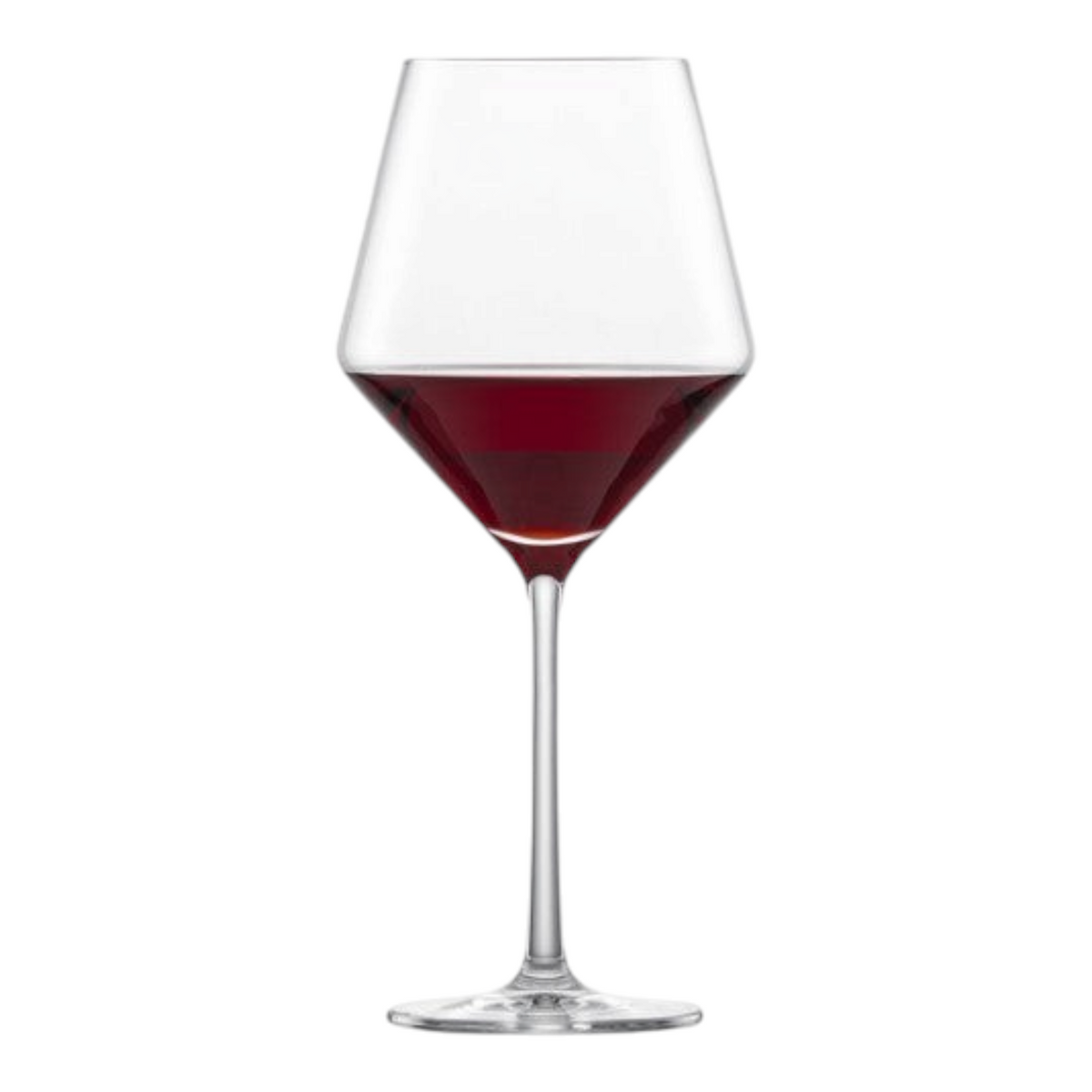 SC Hospitality Belfesta Beaujolais crystal red wine glass with angular bowl design